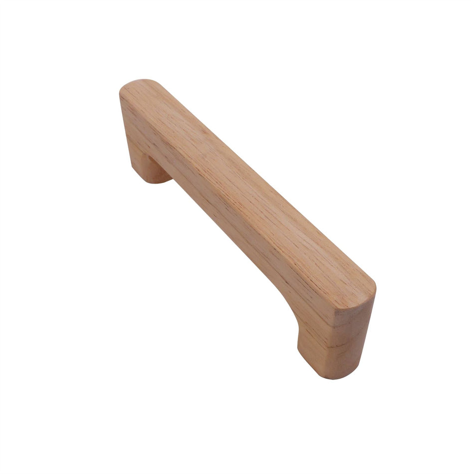 10 Pack Japandi Wooden Handles 96mm Cabinet Drawer Handle