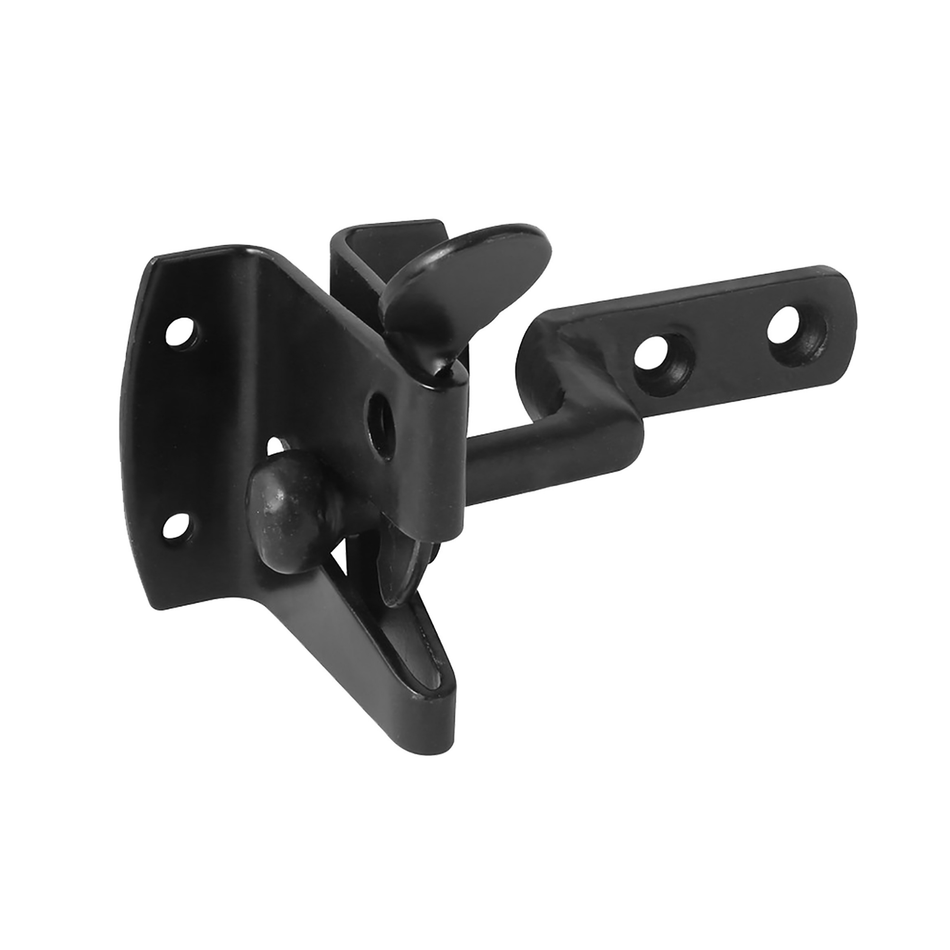 Auto Gate Latch 50mm Black, Self Closing