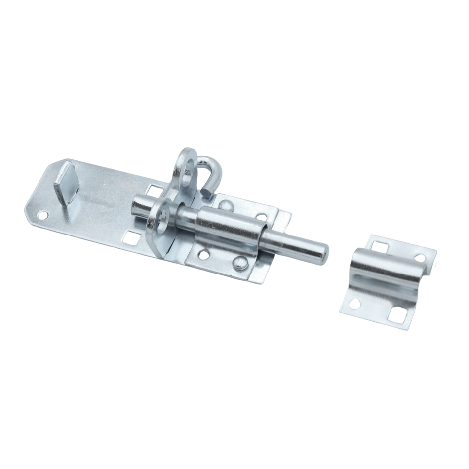 Brenton Padbolt 4 Inch (100mm) Sliding Gate & Door Lock - Zinc Plated
