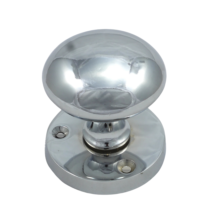 Mortice Door Knobs 55mm - 2 Inch (1 Pair) - Polished Chrome
