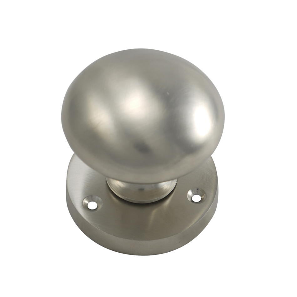 Mortice Door Knobs 55mm -  2 Inch (1 Pair) - Satin Chrome
