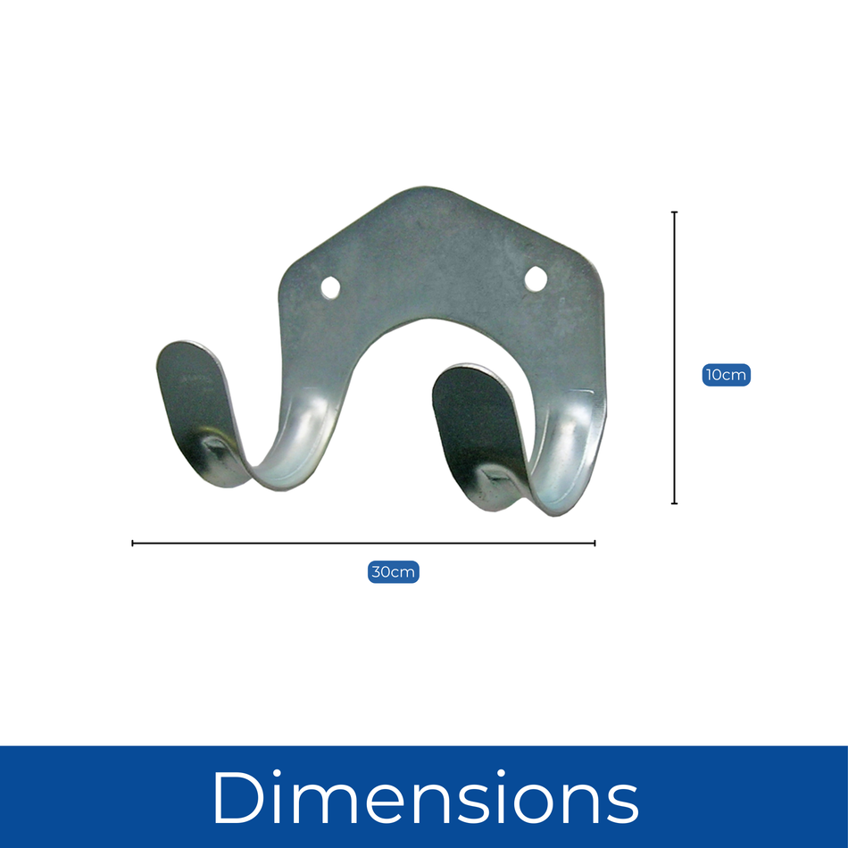 Galvanised Storage Tool Holders 2 Pack