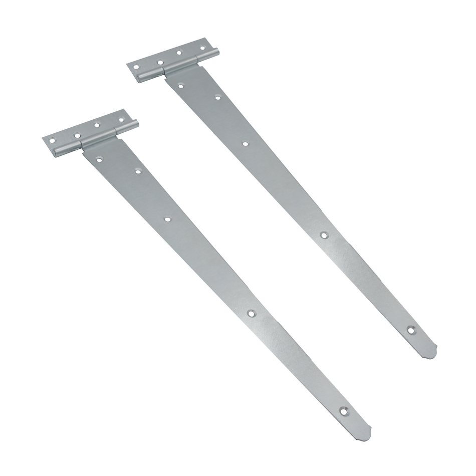 Tee Hinges 450mm Bright Zinc Plated Pair