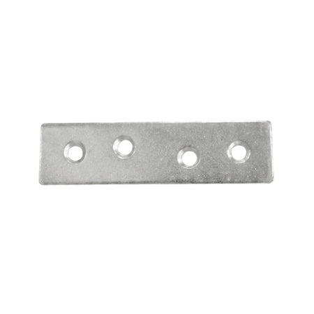 75mm Zinc Mending Plates Metal Flat Brackets Joinery Wood Fixing 8 Pack - Select Hardware