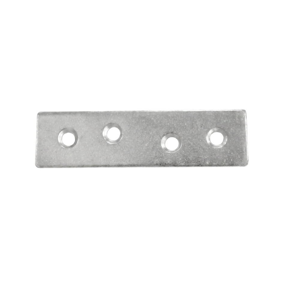75mm Zinc Mending Plates Metal Flat Brackets Joinery Wood Fixing 8 Pack - Select Hardware