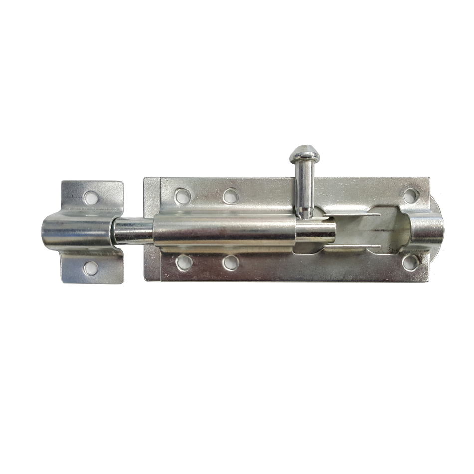 Garden Gate Shed Tower Bolt 3 Inch (75mm) Sliding Latch - Zinc Plated