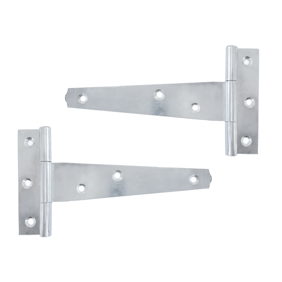 Tee Hinges 100mm Zinc Plated Pair