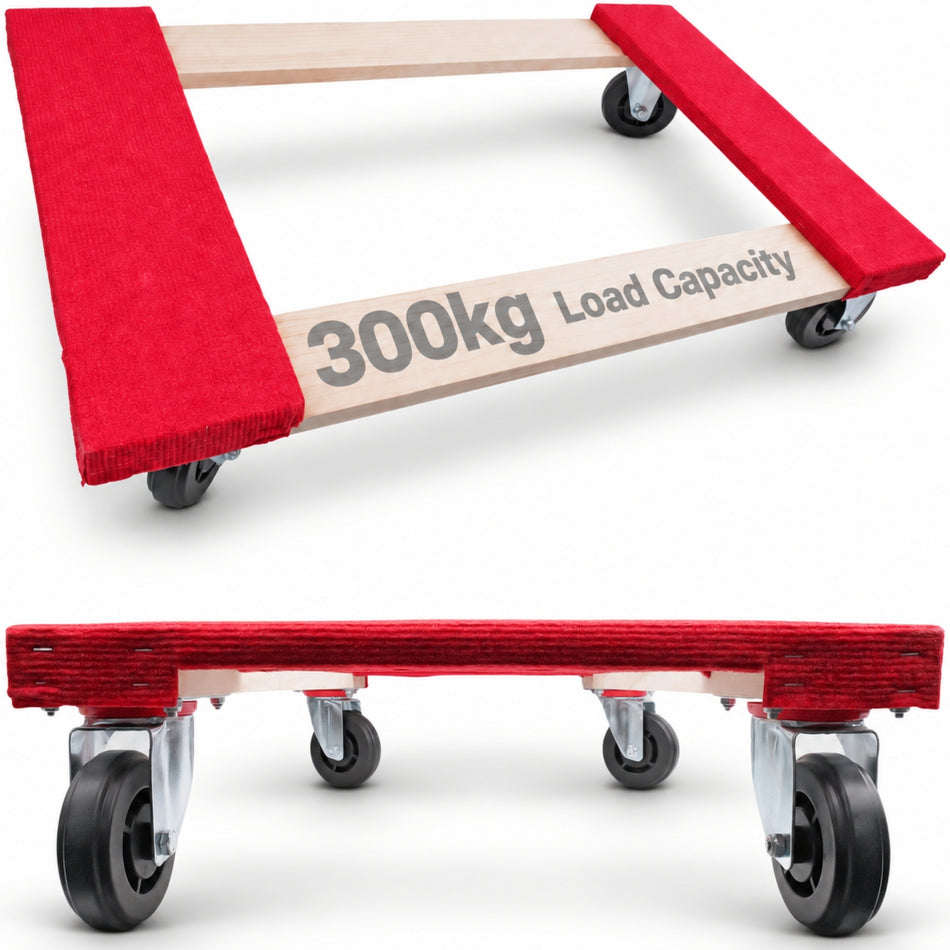 Heavy Duty Furniture Dolly 762x457mm Appliance Roller Moving Platform Cart