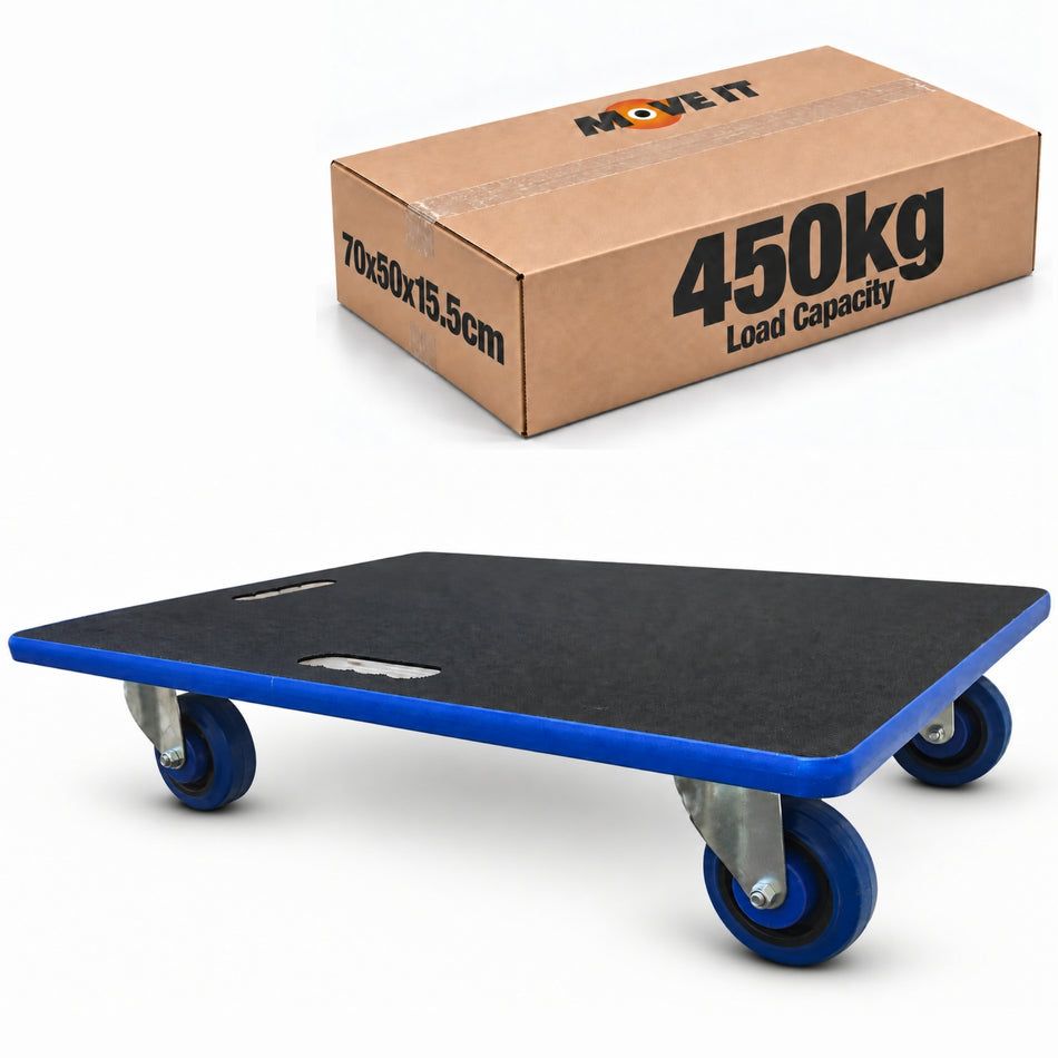 Large Dolly Trolley, 450kg Load Capacity, 70cm x 50cm