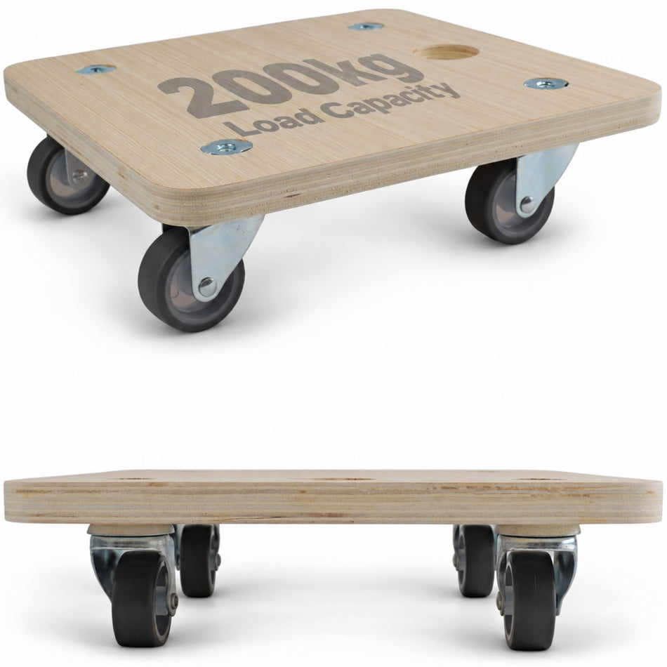 Dolly Trolley 200kg Heavy Duty Compact Furniture Mover Small Platform Cart