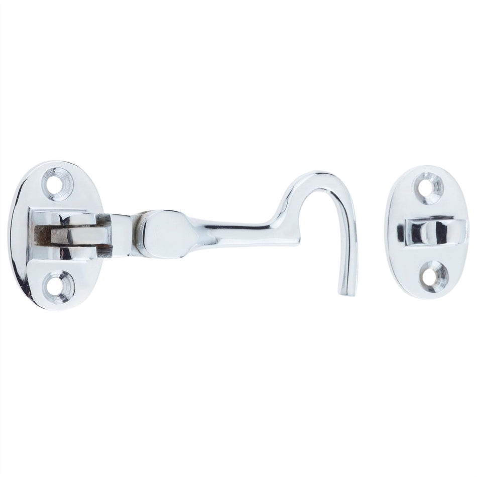 Polished Chrome Cabin Hook (75mm)