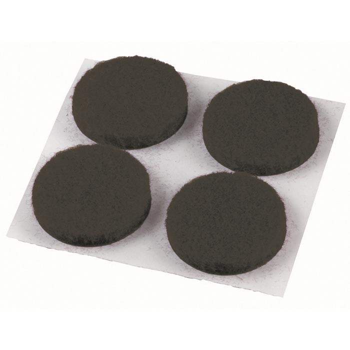 Felt Gard Furniture Round Felt Pads 19mm Black – Pack of 12