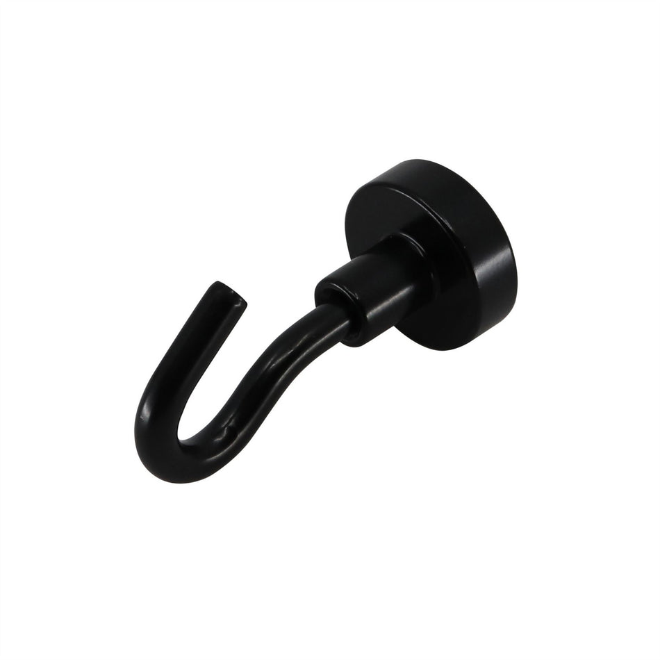 EverHang Magnetic Hooks – Black 15 x 19mm, 51N Strength (Pack of 40)
