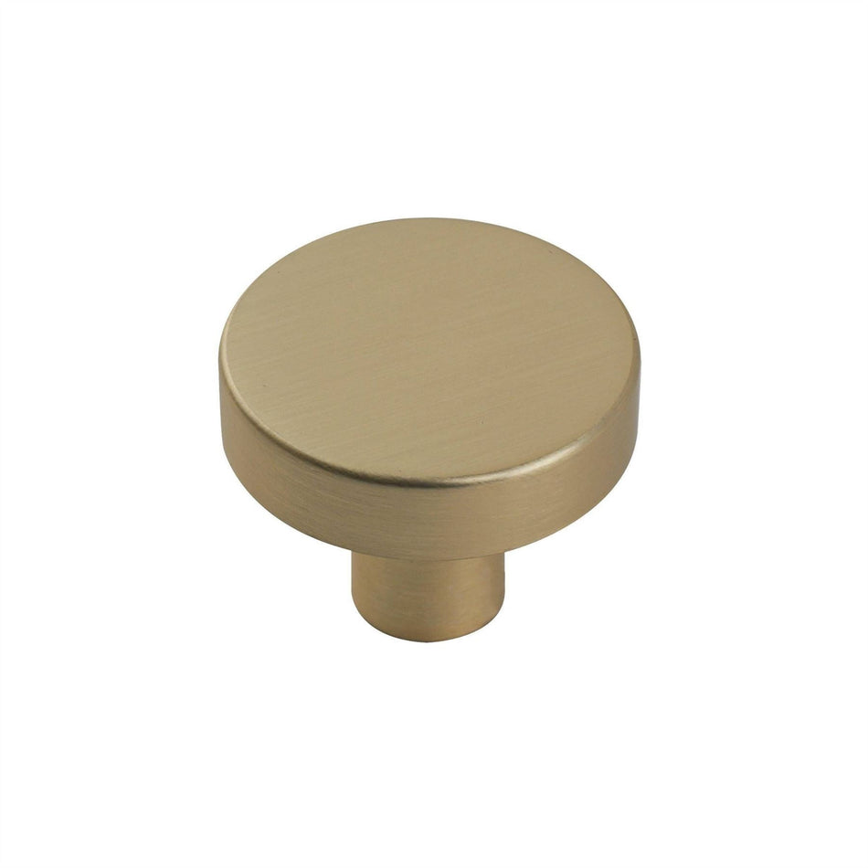 10 Pack Smooth Round Cabinet Knobs 32mm