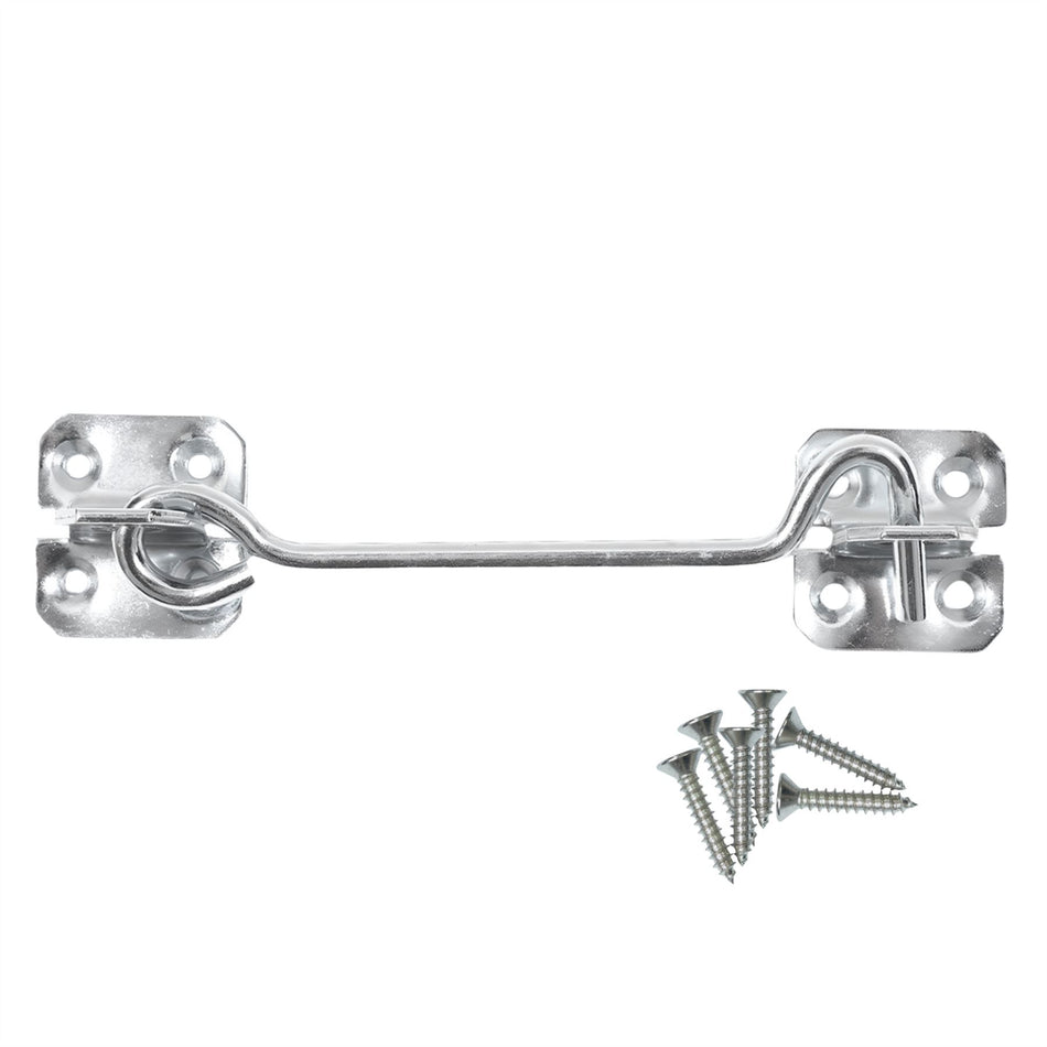 Wire Cabin Hook Eye Latch 3 Inch (75mm) Gate & Door Lock - Zinc Plated