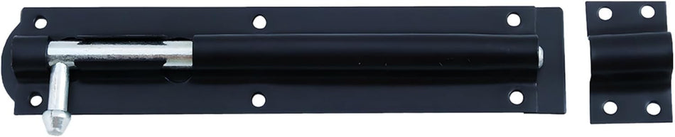100mm Tower Bolt, Security Lock for Interior Doors, Installation Hardware Included