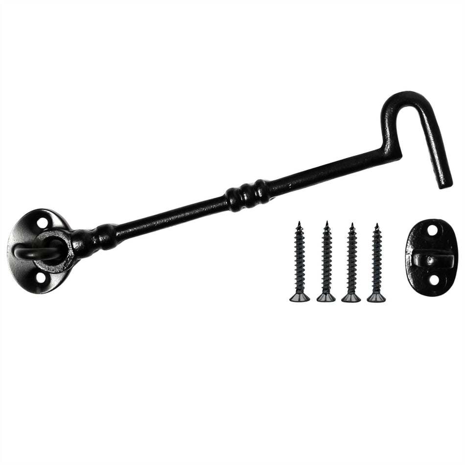 Decorative Cabin Hook 100mm Antique Black PK1