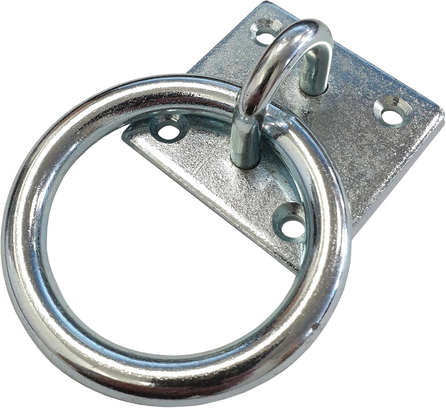 50mm Steel Security Ring with Zinc Plated Plate & Fixings – Select Hardware
