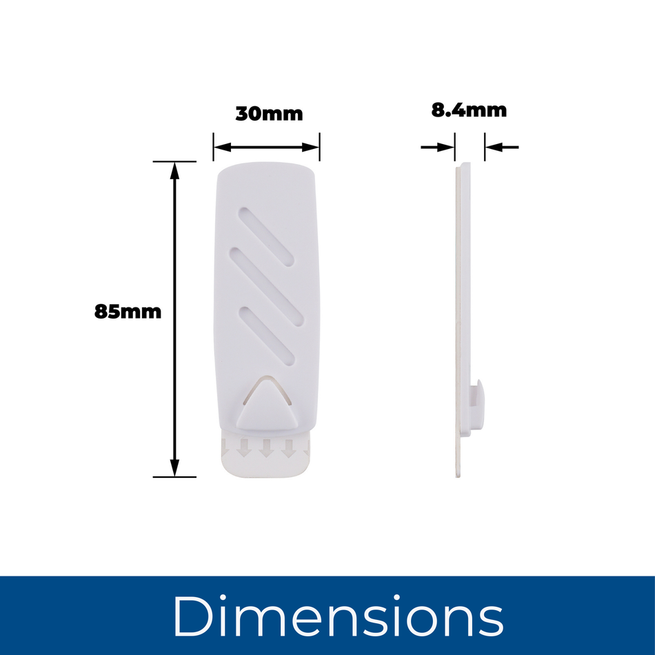 Wall Gard Picture Wire Hooks Medium White 2 Pack