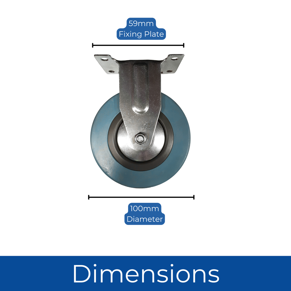 Swivel Castor Wheels Trolley Furniture Caster Heavy Duty Castor 160kg Load