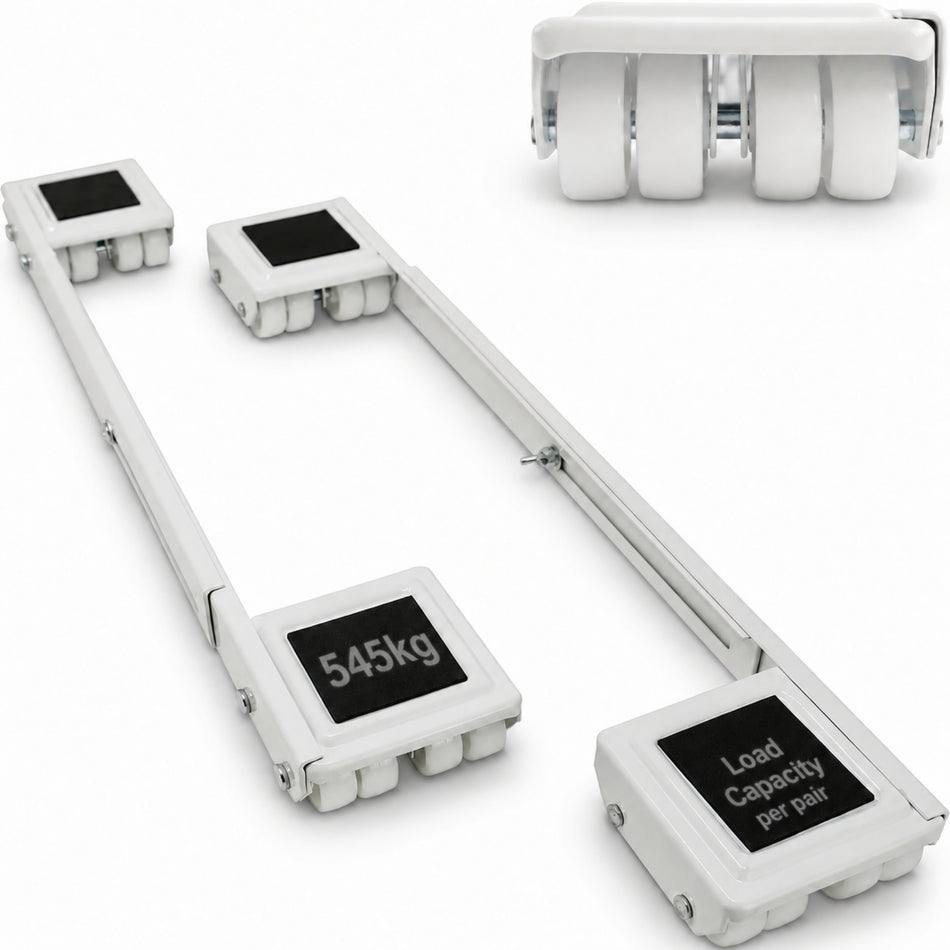 Steel Appliance Rollers 2 Pack