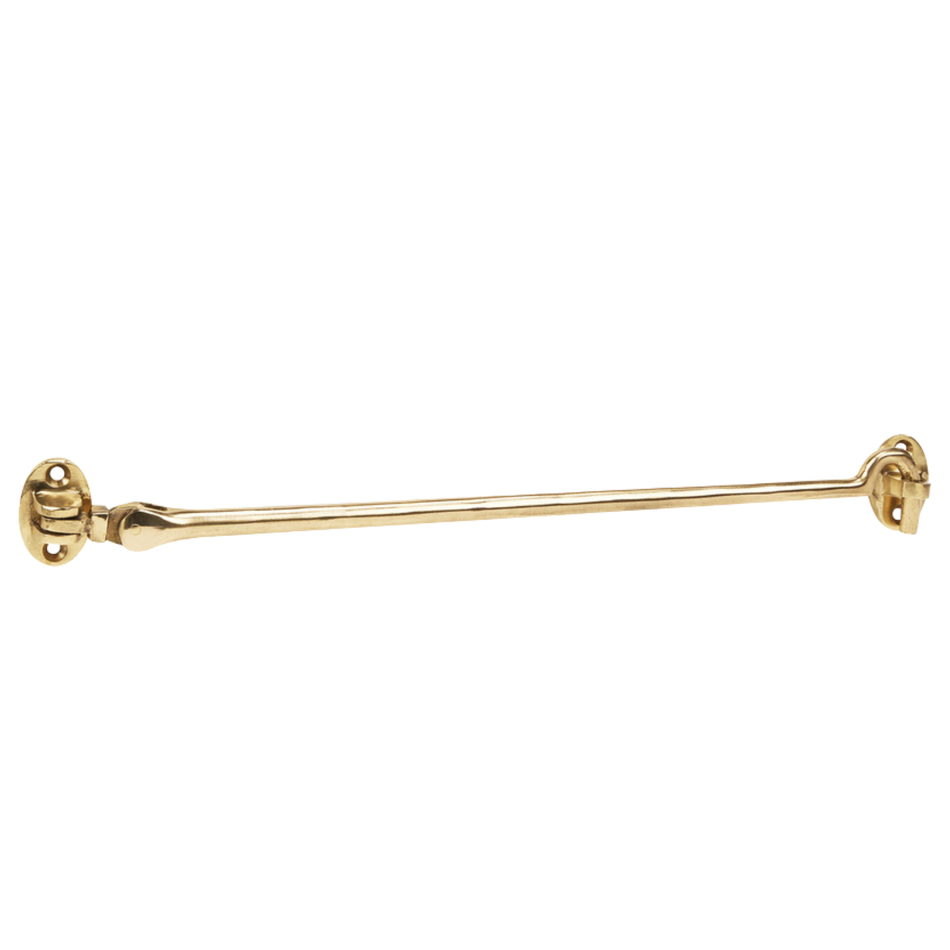 Extended Length Brass Cabin Hook 300mm