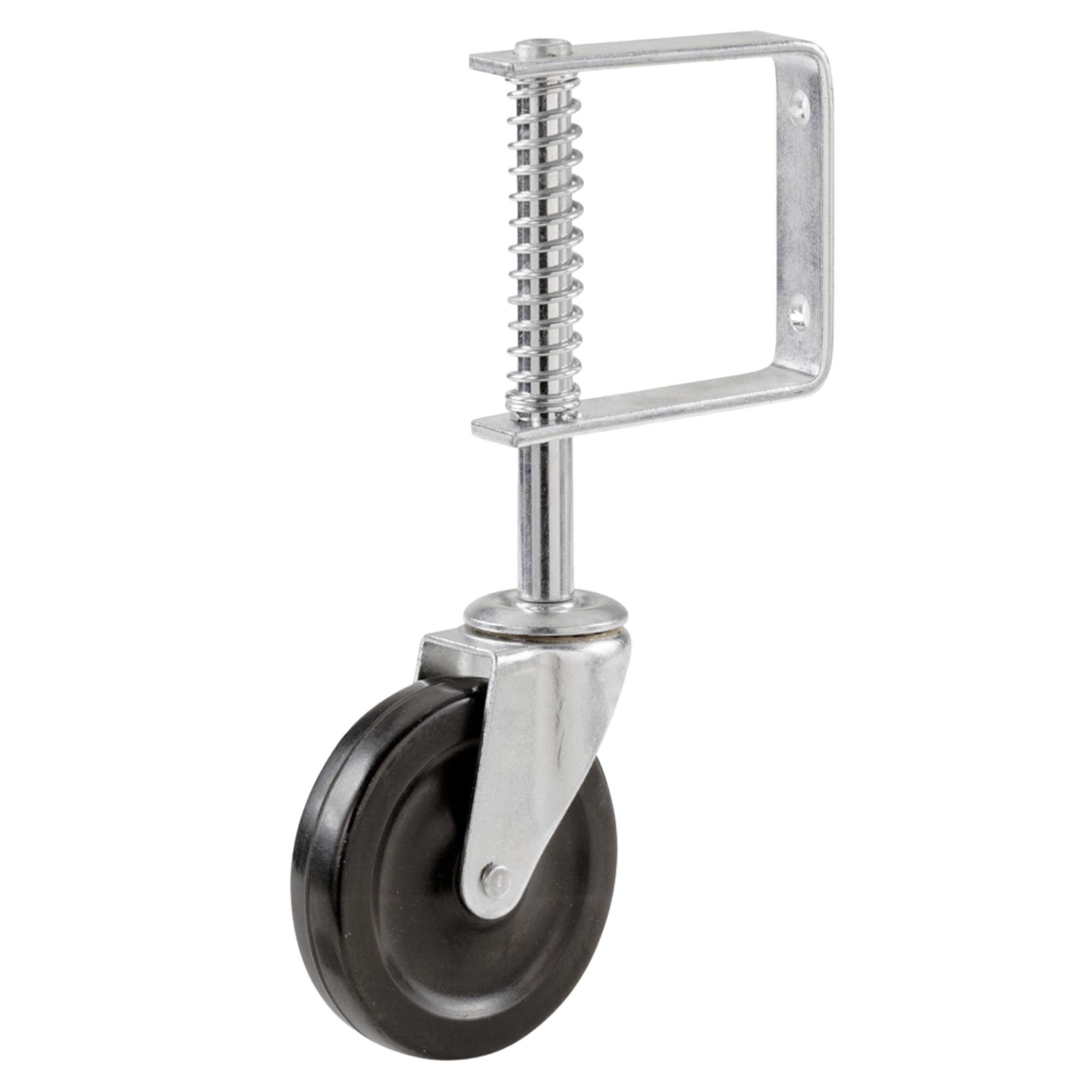 Black Spring Loaded Gate Castor 100mm – Select Hardware