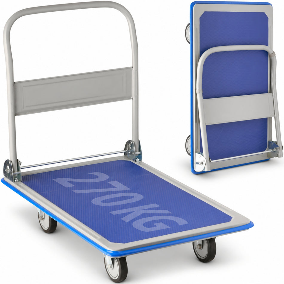 Large Platform Cart Retractable 300kg