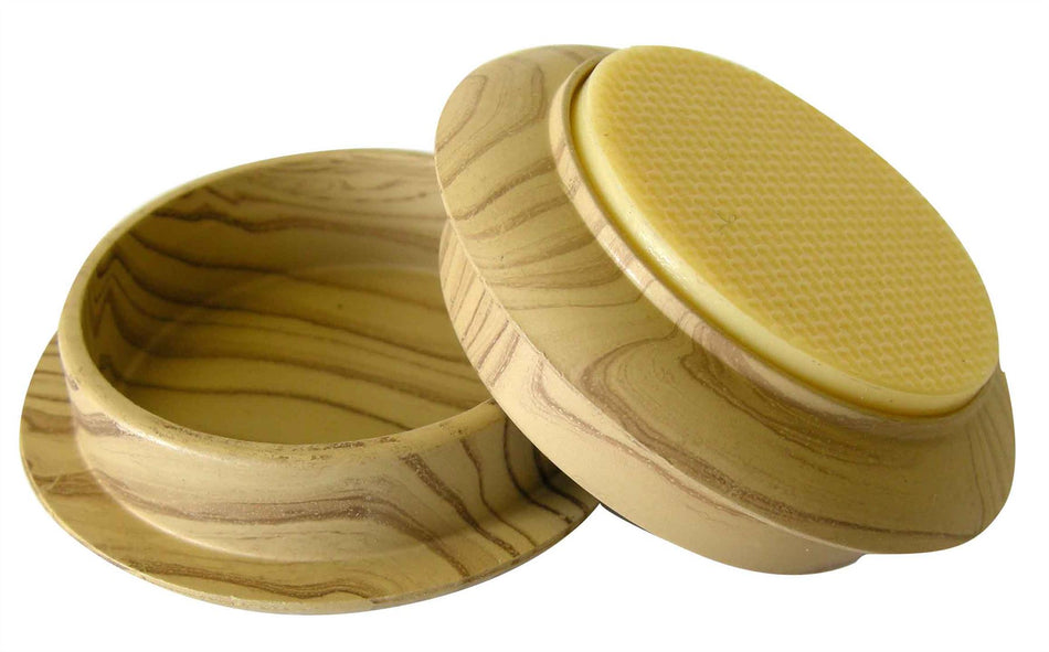 44mm Light Wood Effect Non-Slip Furniture Castor Cups – 4 Pack