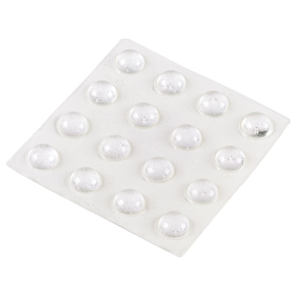 19mm Clear Self-Adhesive Round Bumper Silicone Pads – Pack of 8