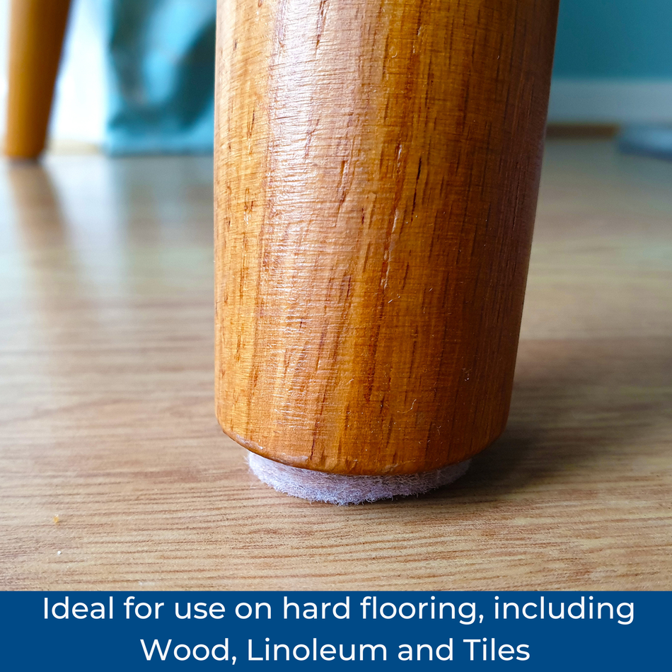 Felt Gard 38mm Round Self-Adhesive Furniture Felt Pads - Pack of 8