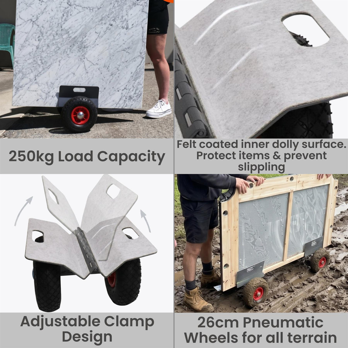 Drywall Trolley Board Panel Dolly Door Mover Heavy Duty Steel Frame Mover Cart - Select Hardware