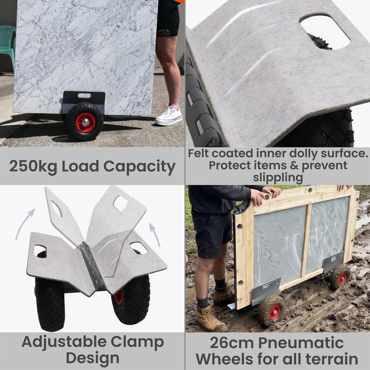 Drywall Trolley Board Panel Dolly Door Mover Heavy Duty Steel Frame Mover Cart - Select Hardware