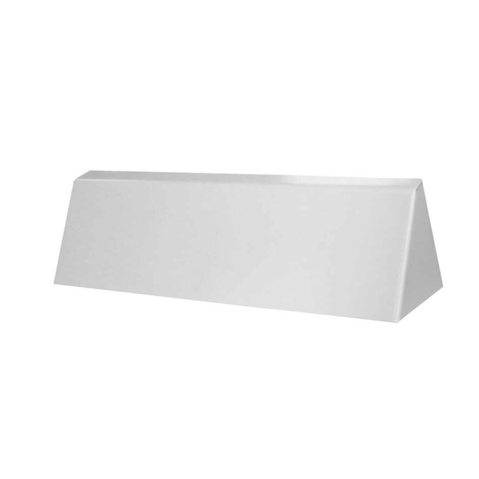 Door Letterbox Security Cowl Hood, 12 inch Key Fishing Blocker Guard - Silver