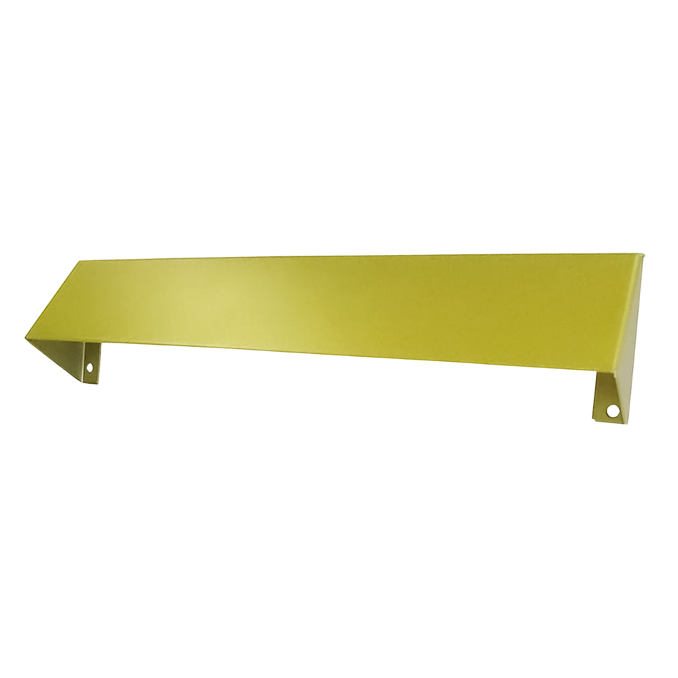 Door Letterbox Security Cowl Hood, 12 inch Key Fishing Blocker Guard - Gold