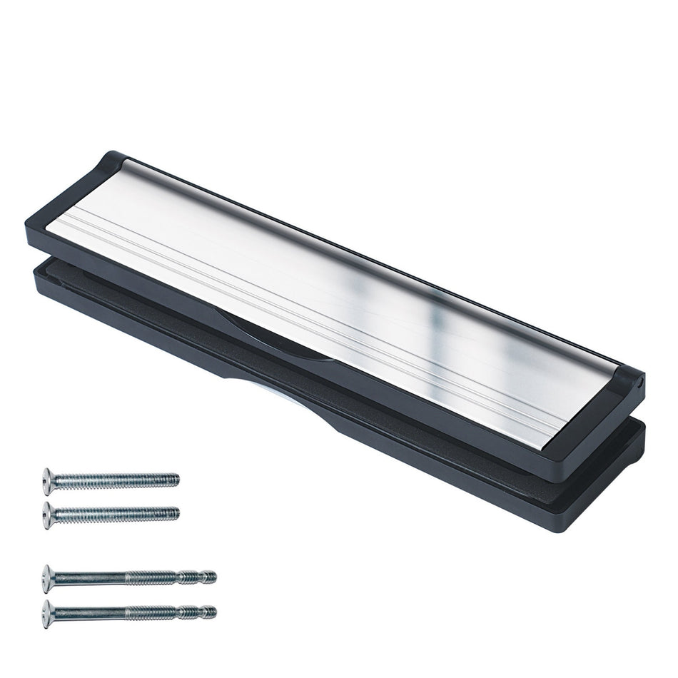Letterplate  -  Postport 20-40mm 12" Black/SAA