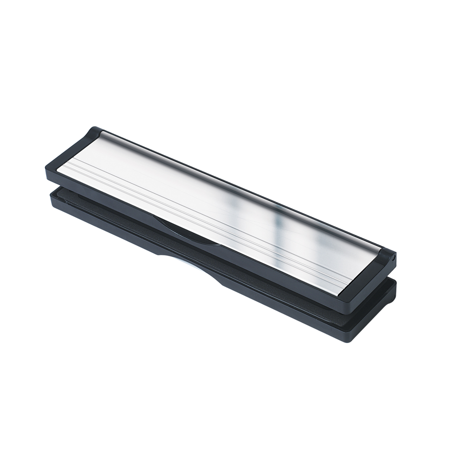 Letterplate  -  Postport 20-40mm 12" Black/SAA