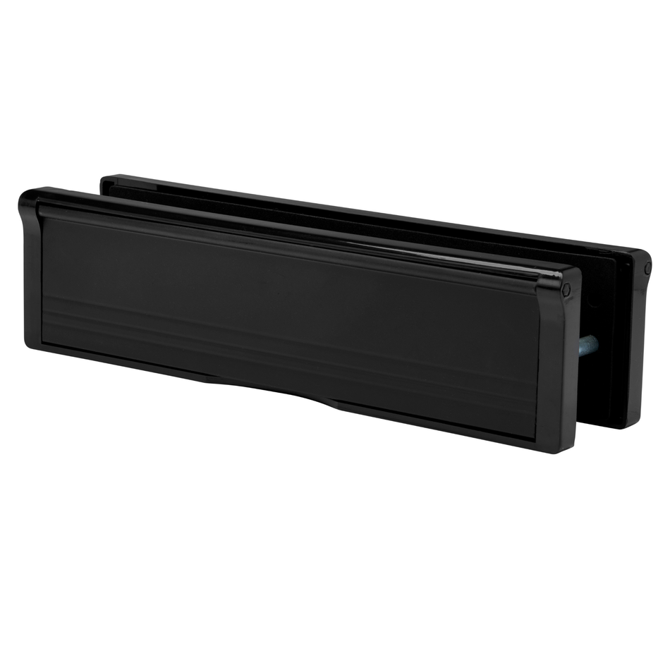 Letterplate  -  Postport 40-80mm 10" Black/Black