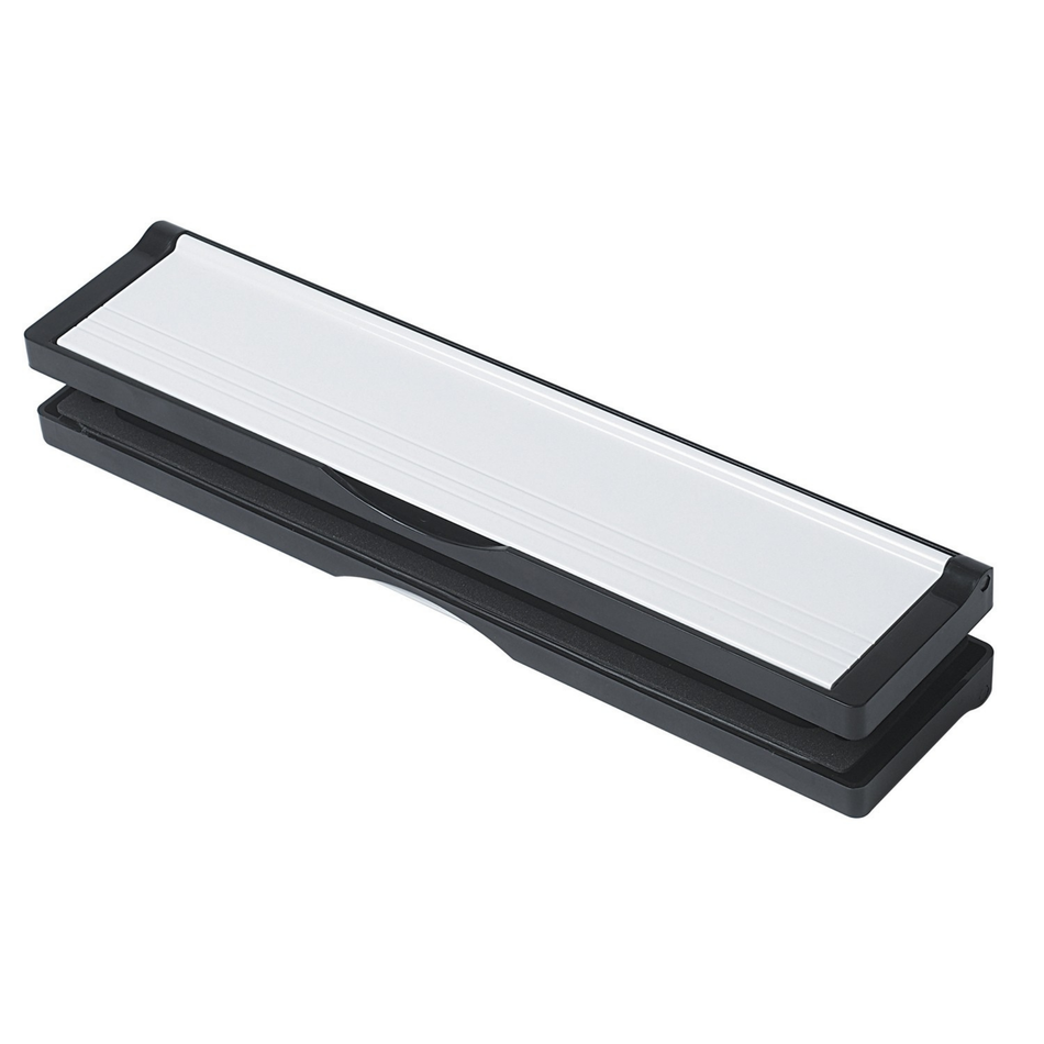 Letterplate  -  Postport 40-80mm 12" Black/White