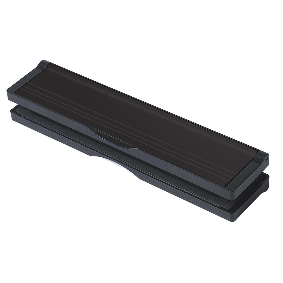 Black Door Letter Box 12 inch  -  For 40-80mm Depth