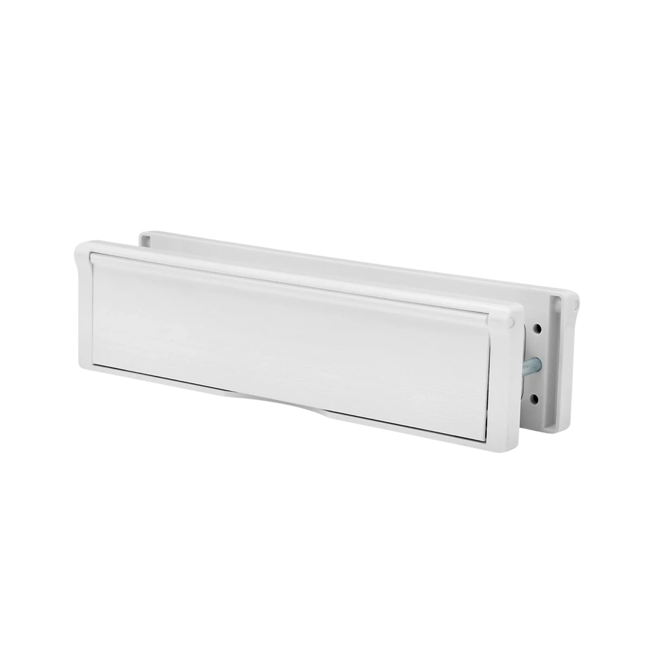 Letterplate  -  Postport 20-40mm 12" White/White