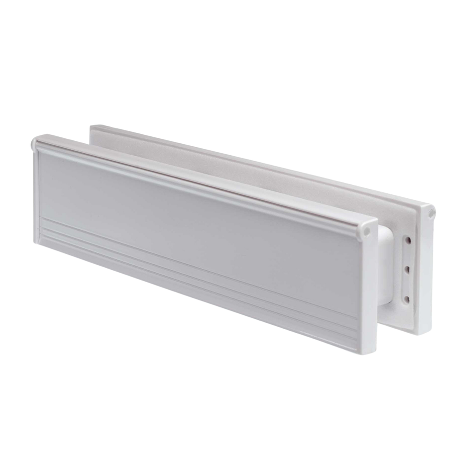 Letterplate  -  Postport 40-80mm 12" White/White