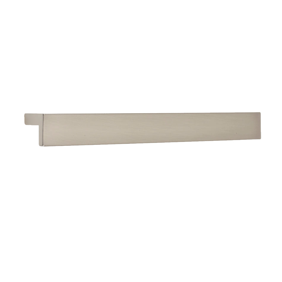 Handle  -  L Shaped Pull 185mm Satin Nickel PK2