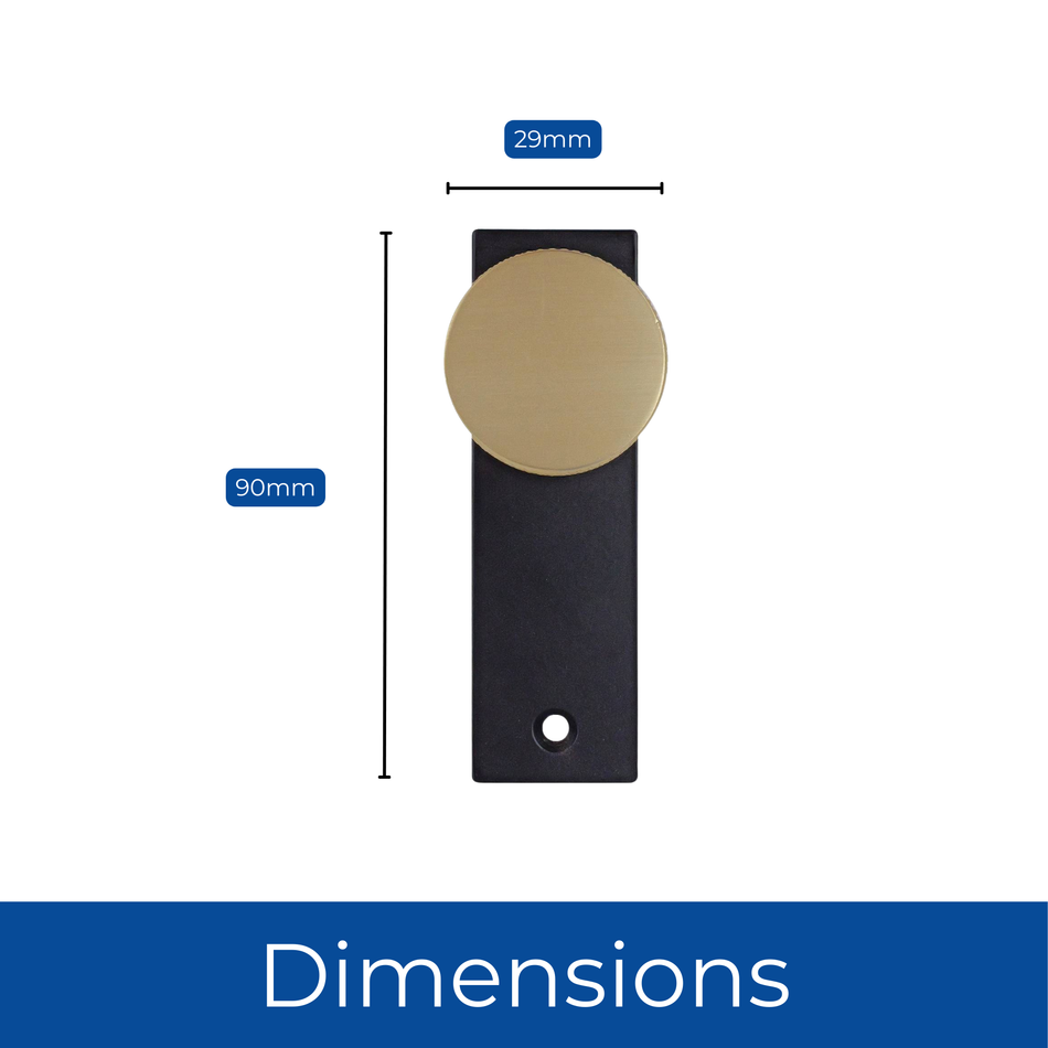 5 Pack Door Handle Hook Black Aluminium - Door Hanger Storage