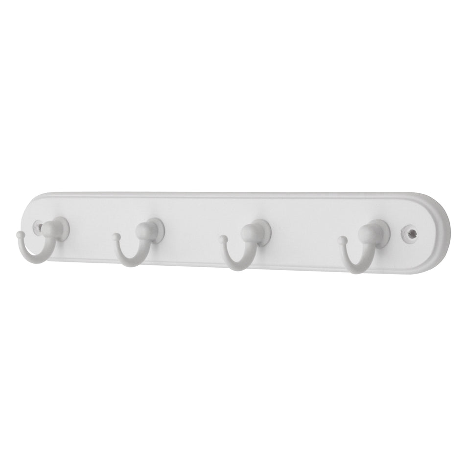 Keypak Keytidy  -  4 White Hooks on White FSC100%