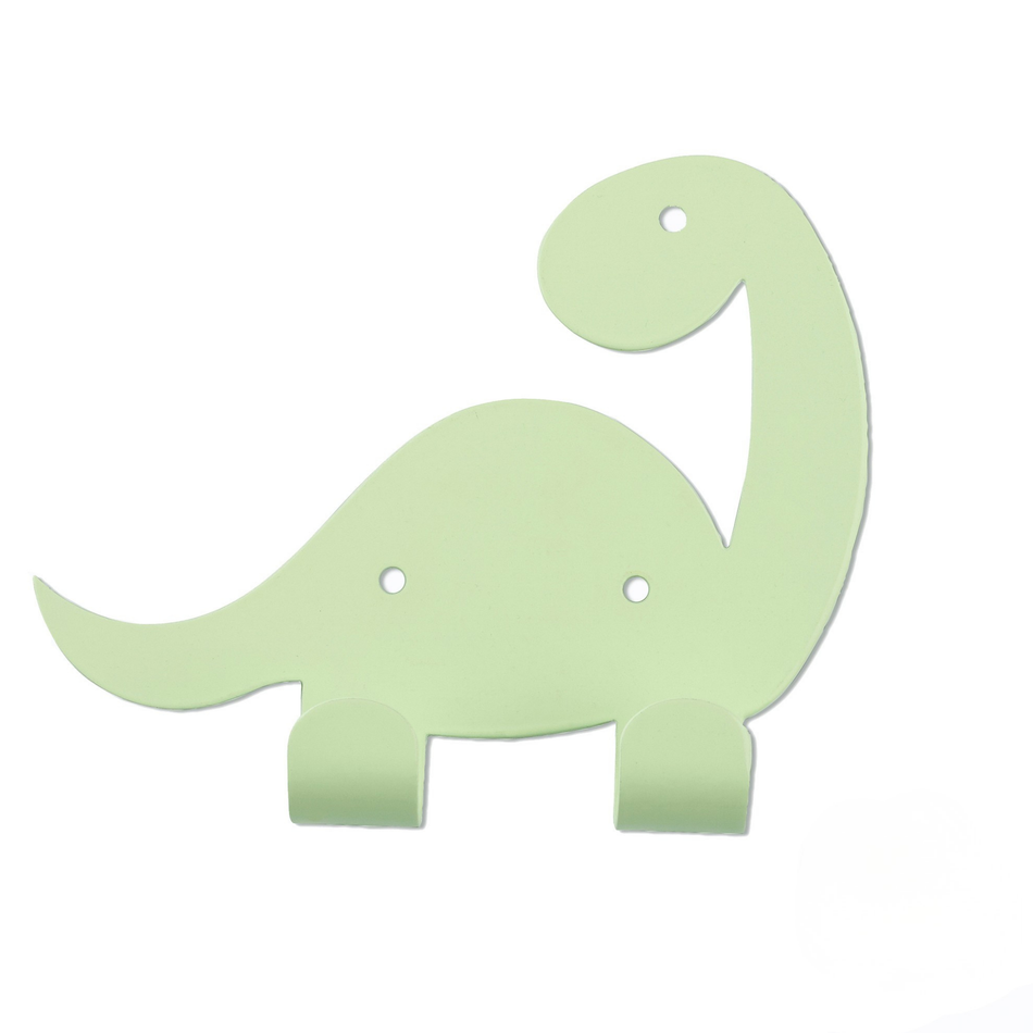 Green Dino Kids Coat Hooks - Docky