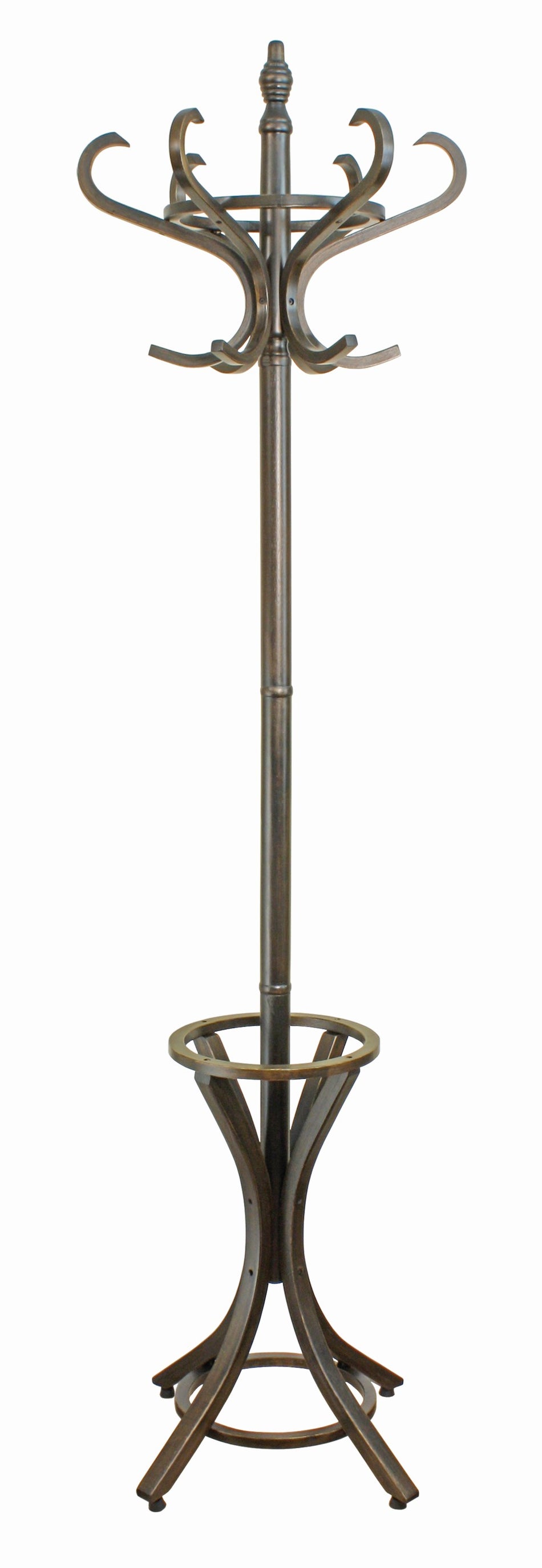 Hat & Coat Stand Walnut Effect