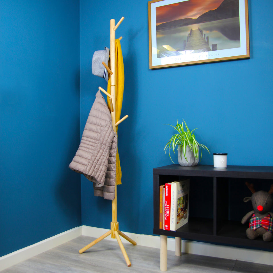 Coat Stand  -  Pine Tree  -  Tri Leg FSC100%