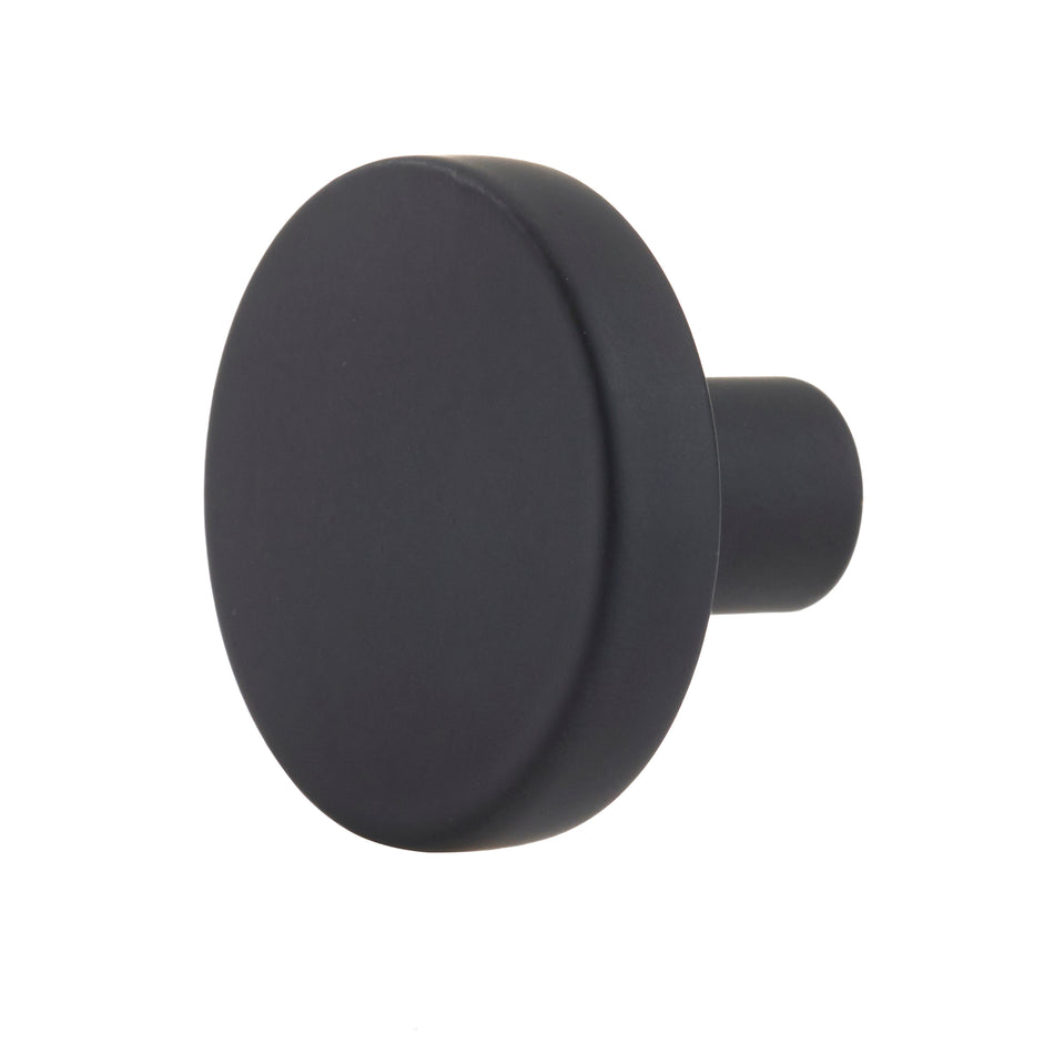 Knob  -  Classic 30mm Matt Black PK2