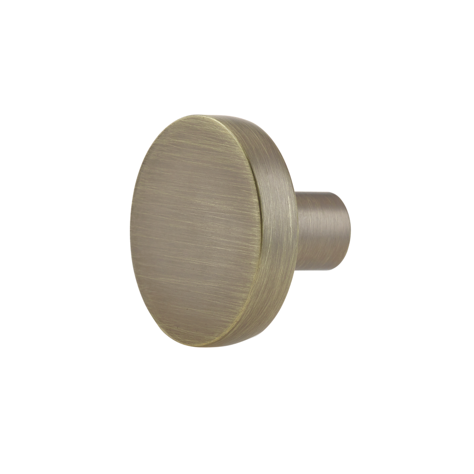2 Pack Classic Door Knob 30mm - Antique Brass